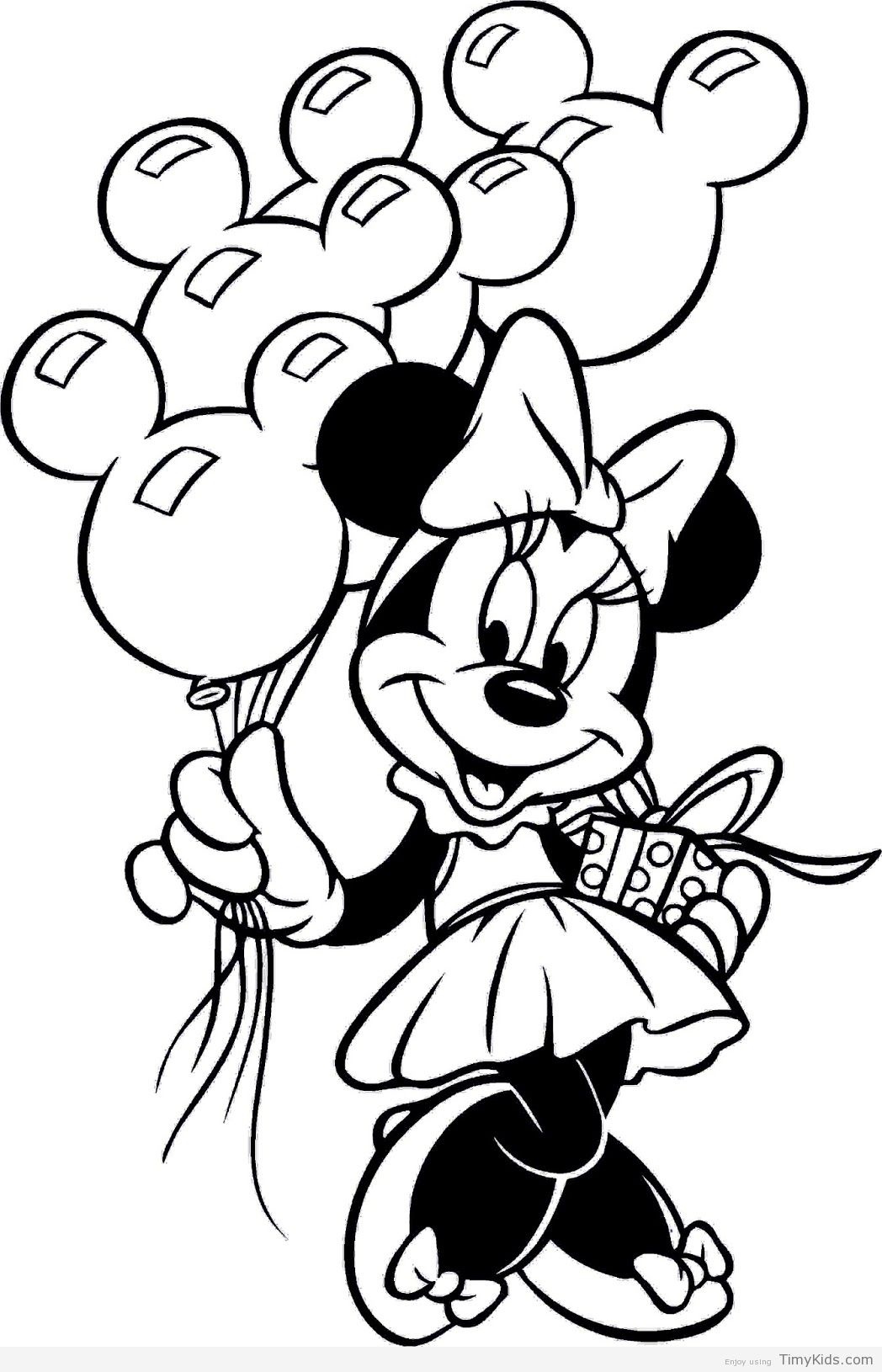 Pinjulia On Colorings | Mickey Mouse Coloring Pages, Minnie - Free Printable Minnie Mouse Coloring Pages