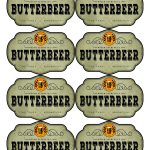 Pinkelly Toy Shoop On Harry Potter In 2019 | Harry Potter Bday   Free Printable Butterbeer Labels