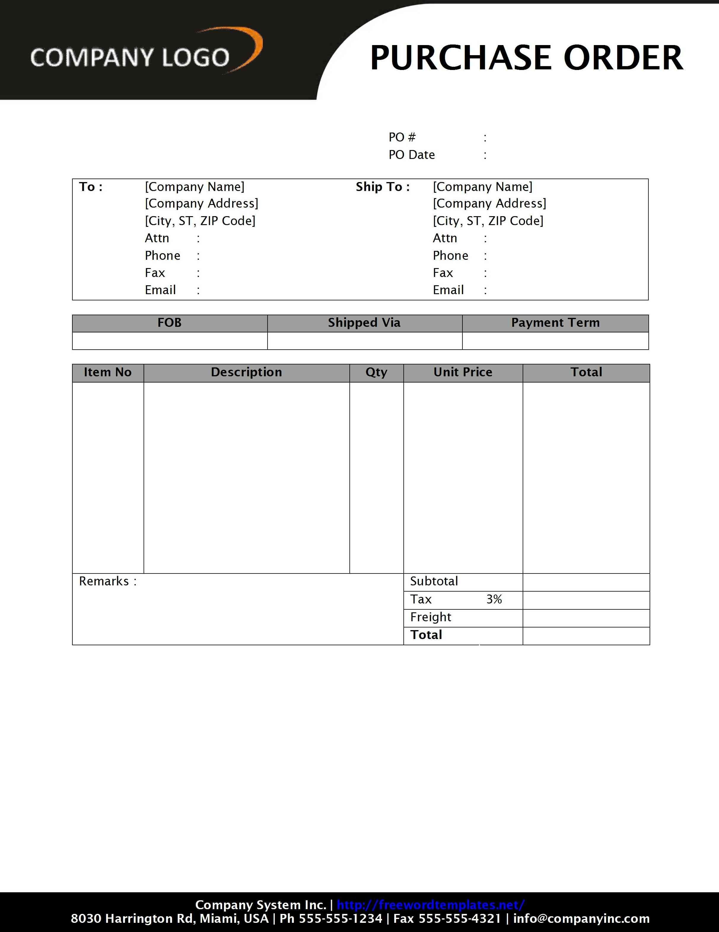 Pinshoaibshaaz On Delivery Note | Purchase Order, Order Form - Free Printable Business Forms