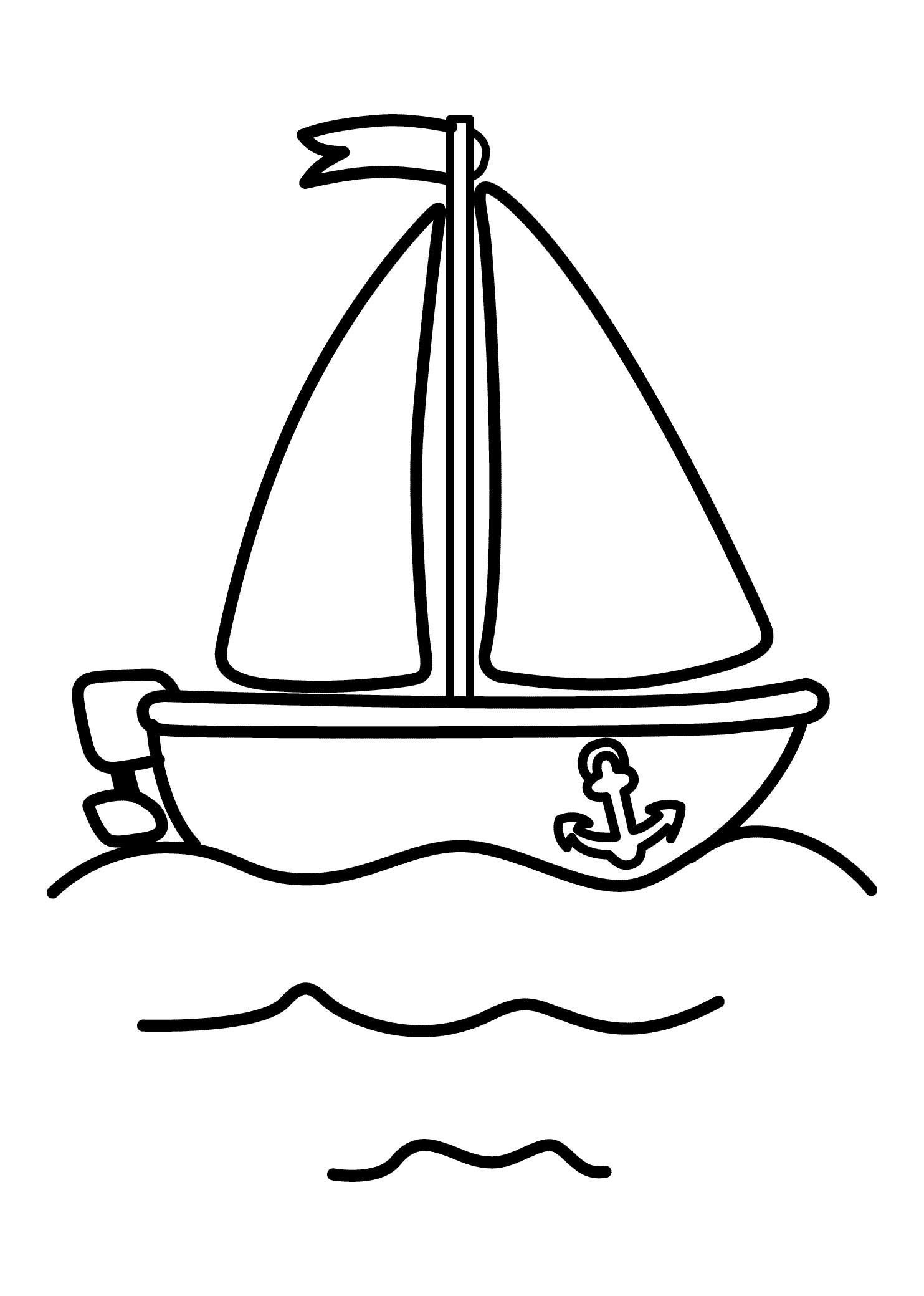 Pinshreya Thakur On Free Coloring Pages | Coloring Pages For - Free Printable Boat Pictures