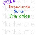 Pintheresa Mcduffie On Educational For Kids | Preschool Learning   Free Printable Name Worksheets For Kindergarten