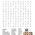 Pirate Word Search Free Printable For Kids   Free Printable Word Searches