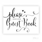 Please Sign Our Guestbook Free Printable (90+ Images In Collection   Please Sign Our Guestbook Free Printable