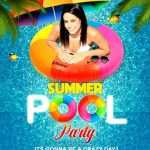 Pool Party Flyer Psd Template | Psddaddy   Pool Party Flyers Free Printable