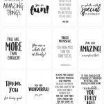 Positive Affirmations {Print And Share With Friends} | Skip To My Lou   Free Printable Positive Affirmation Cards