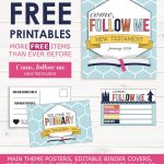 Primary 2019 Come Follow Me  Free Printables | Primary | Primary   Free Printable Music Posters