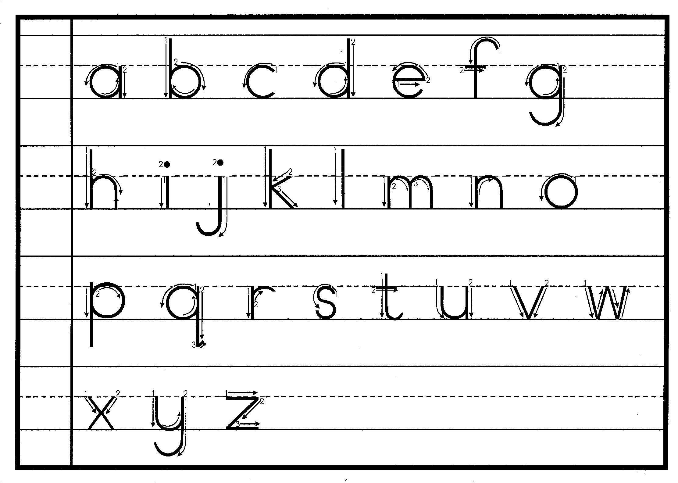 Print Handwriting Tip #1 | Homeschool | Print Handwriting, Alphabet - Handwriting Without Tears Worksheets Free Printable