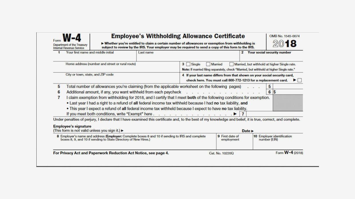 How To Correctly Fill Out Your W4 Form Youtube Free Printable W 4