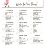 Printable Baby Shower Game What S In Your Pursephotogreetings   Free Printable What's In Your Purse Game