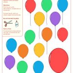 Printable Balloon Template | Birthday Printables   Free Printable Pictures Of Balloons