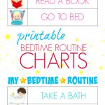 Printable Bedtime Routine Charts   Bitz & Giggles   Children's Routine Charts Free Printable