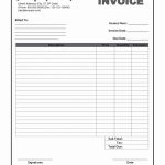 Printable Billing Invoice Template Blank Scope Of Work Organization   Free Bill Invoice Template Printable