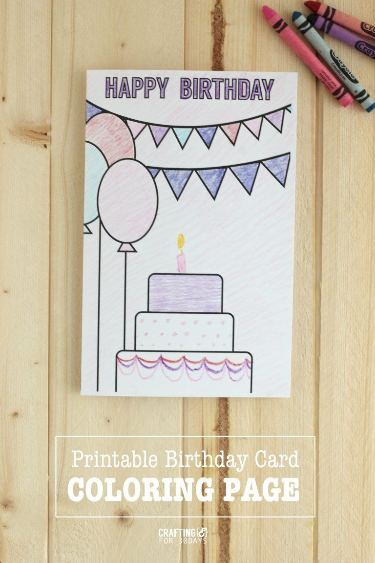 Printable Birthday Coloring Pages | Printables | Coloring Birthday - Free Printable Funny Birthday Cards For Dad