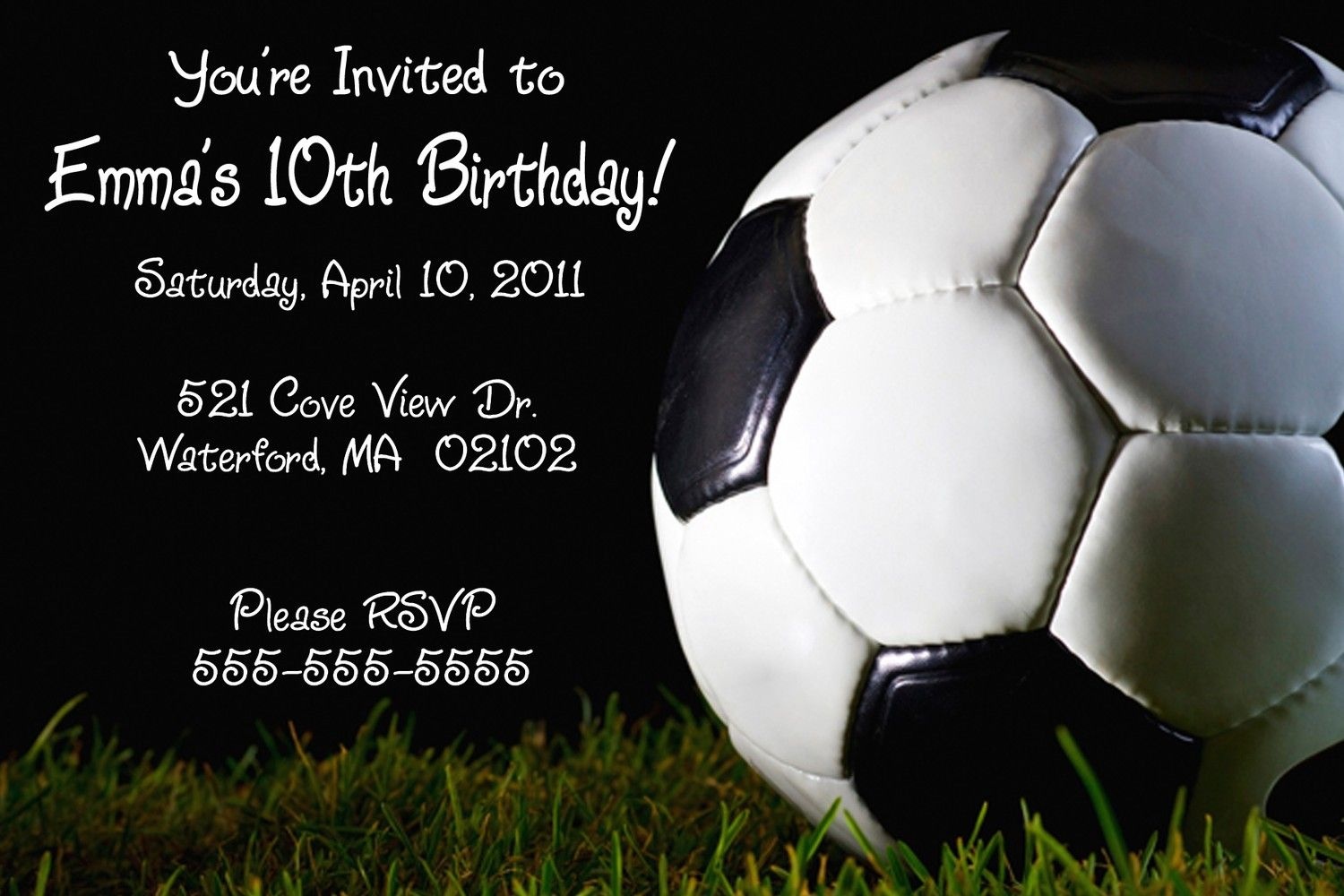 Printable Birthday Invitations Teenage Boys | Free Printable - Free Printable Soccer Birthday Invitations