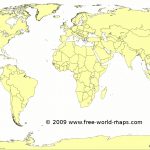 Printable Blank World Maps | Free World Maps   Free Printable Blank World Map Download