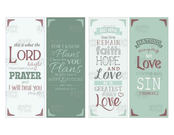 Free Printable Bookmarks With Bible Verses