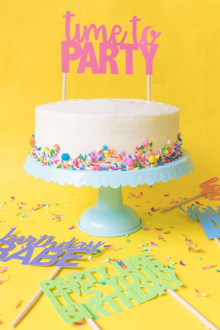 Free Printable Happy Birthday Cake Topper