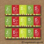 Printable Christmas Bookmark Jesus Scripture Bible Verse | Etsy   Free Printable Religious Easter Bookmarks