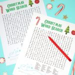 Printable Christmas Word Search For Kids & Adults   Happiness Is   Free Printable Christmas Hidden Picture Games