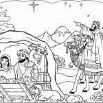 Printable Coloring Pages Of Nativity Scenes For Kids | Coloring   Free Printable Pictures Of Nativity Scenes