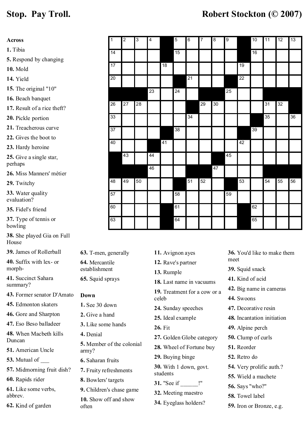 Printable Crosswords About Friendship Trials Ireland - Free Easy Printable Crossword Puzzles For Kids