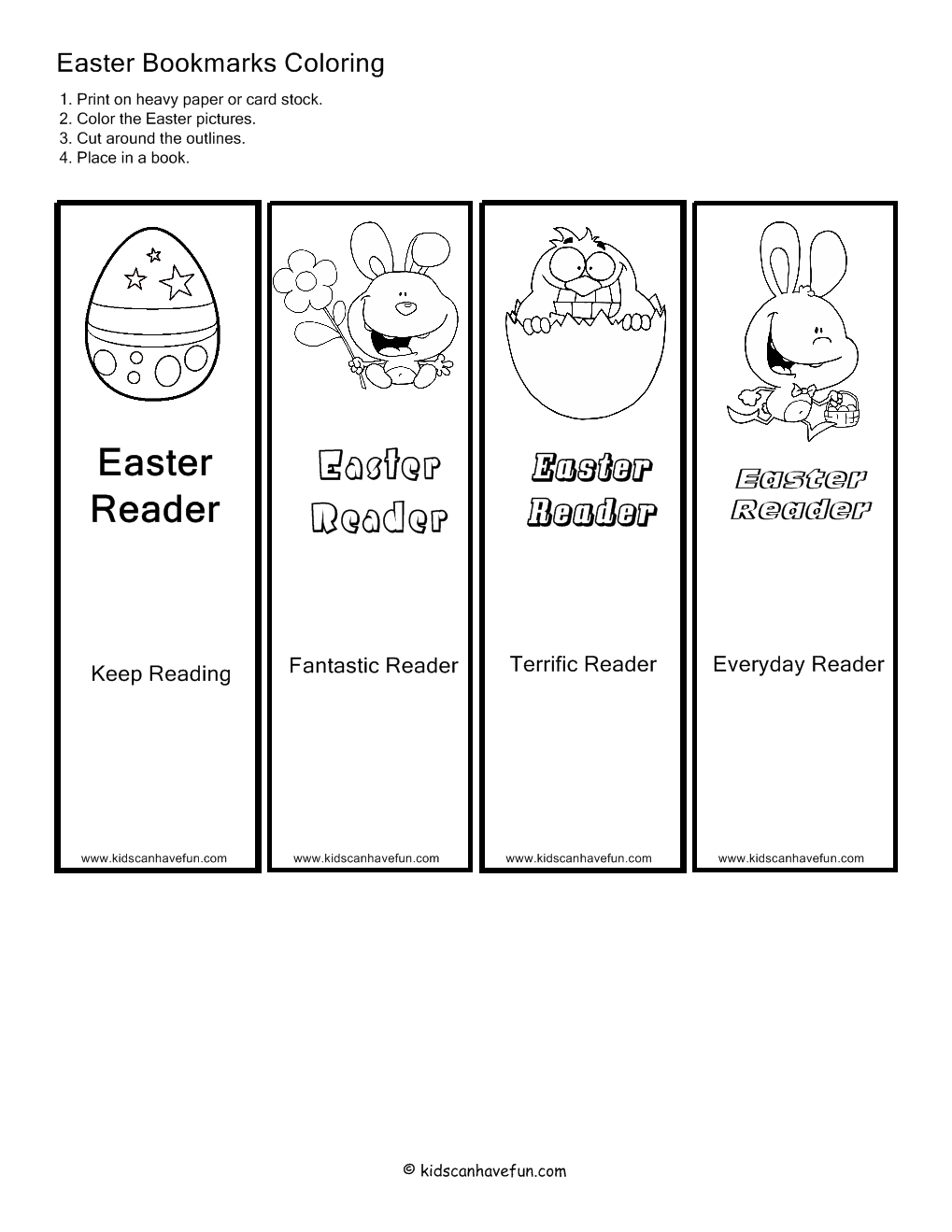 Printable Easter Bookmarks – Happy Easter &amp;amp; Thanksgiving 2018 - Free Printable Religious Easter Bookmarks