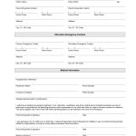 Printable Emergency Contact Form Template | Home Daycare | Daycare   Free Printable Daycare Forms For Parents