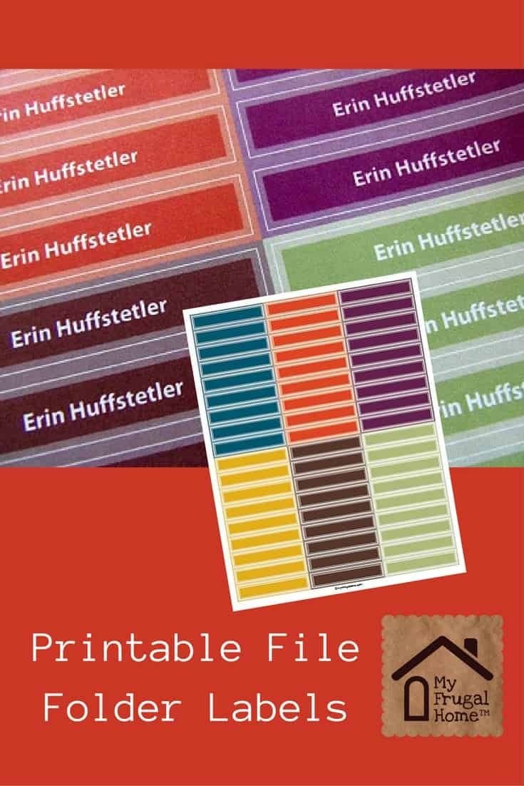 Printable File Folder Labels In 2019 | For My Clean Slate Project - Free Printable File Folder Labels