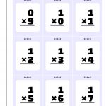 Printable Flash Cards   Free Printable Multiplication Flash Cards 0 10