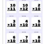 Printable Flash Cards   Free Printable Multiplication Flash Cards 0 10