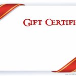 Printable Gift Certificate Templates   Free Printable Gift Cards