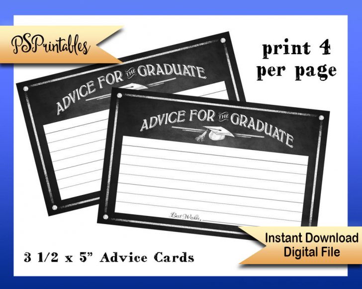 Free Printable Graduation Advice Cards