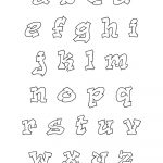 Printable Graffiti Bubble Letters Alphabet | Fontastic | Bubble   Free Printable Graffiti Letters Az