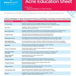 Printable Handouts About Acne   Porespective™   Free Printable Patient Education Handouts