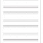 Printable Handwriting Paper   Elementary Lined Paper Printable Free