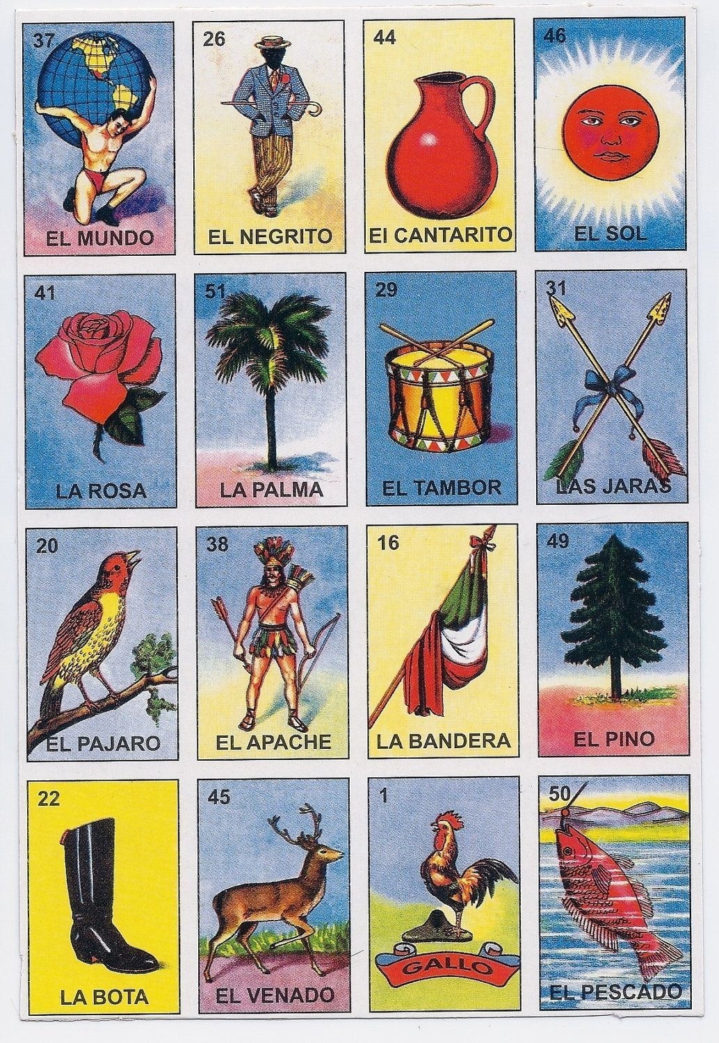 Printable Loteria – Montessoriacademy Inside Free Printable - Free Printable Loteria Cards