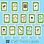 Printable Minecraft Food Labels   Creative Little Parties   Free Printable Minecraft Food Labels