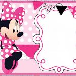 Printable Minnie Mouse Birthday Party Invitation Template   Free   Free Printable Minnie Mouse Invitations