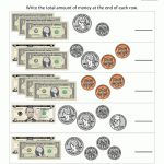 Printable Money Worksheets To $10   Free Printable Money Worksheets