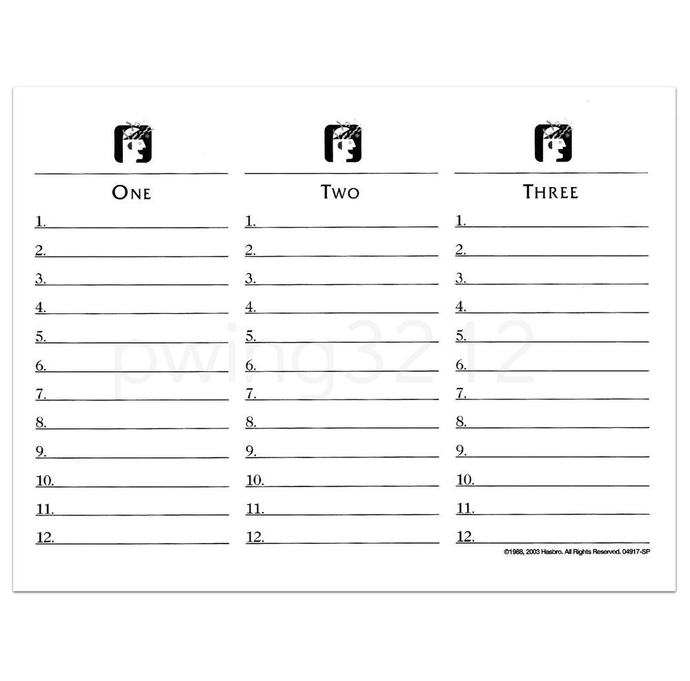 scattergories list template