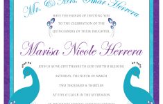 Printable Quinceanera Invitations Free From Ulyssesroom Created With – Free Printable Quinceanera Invitations