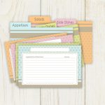Printable Recipe Cards 4X6 Free | Dots Recipe Cards And Dividers 4X6   Free Printable Photo Cards 4X6