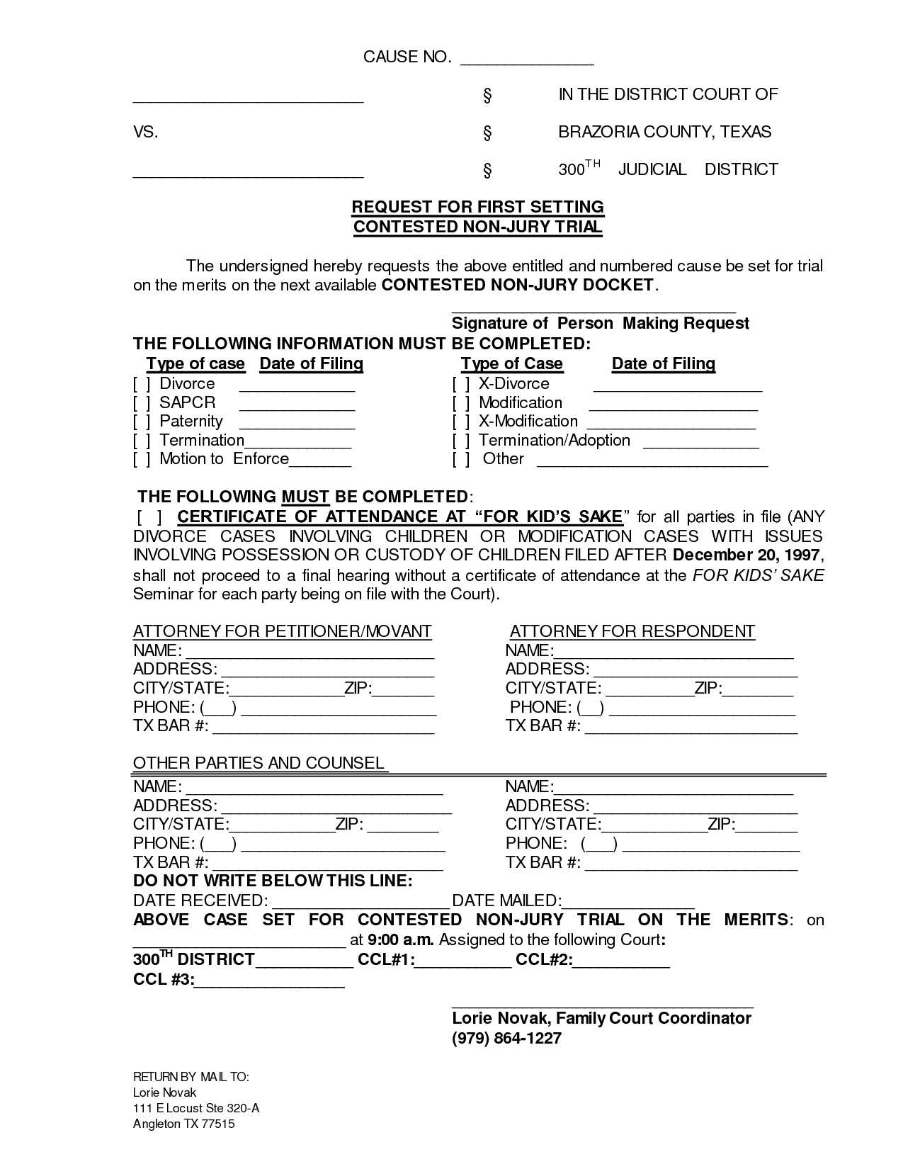 Printable Sample Divorce Documents Form | Laywers Template Forms - Free Printable Divorce Papers