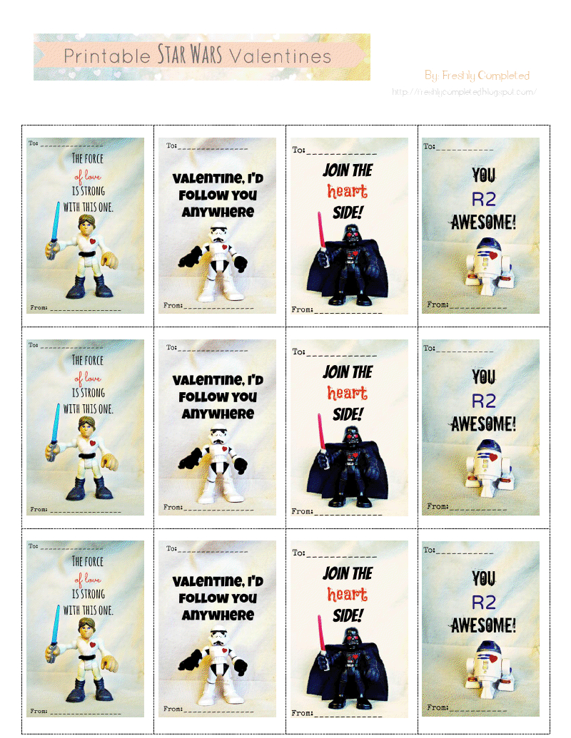 Printable Star Wars Valentines.pdf - You R2 Awesome! | Free - Star Wars Printable Cards Free