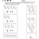 Printable Subtraction Worksheet   Free Kindergarten Math Worksheet   Free Printable Subtraction Worksheets