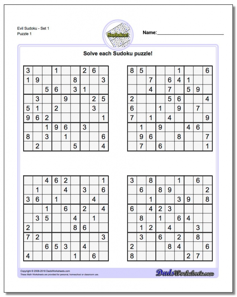 medium sudoku printable puzzles