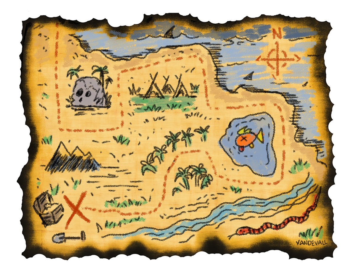 Printable Treasure Maps For Kids - Free Printable Pirate Maps