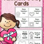 Printable Valentine's Day Cards   Mamas Learning Corner   Free Printable Valentines Day Cards Kids