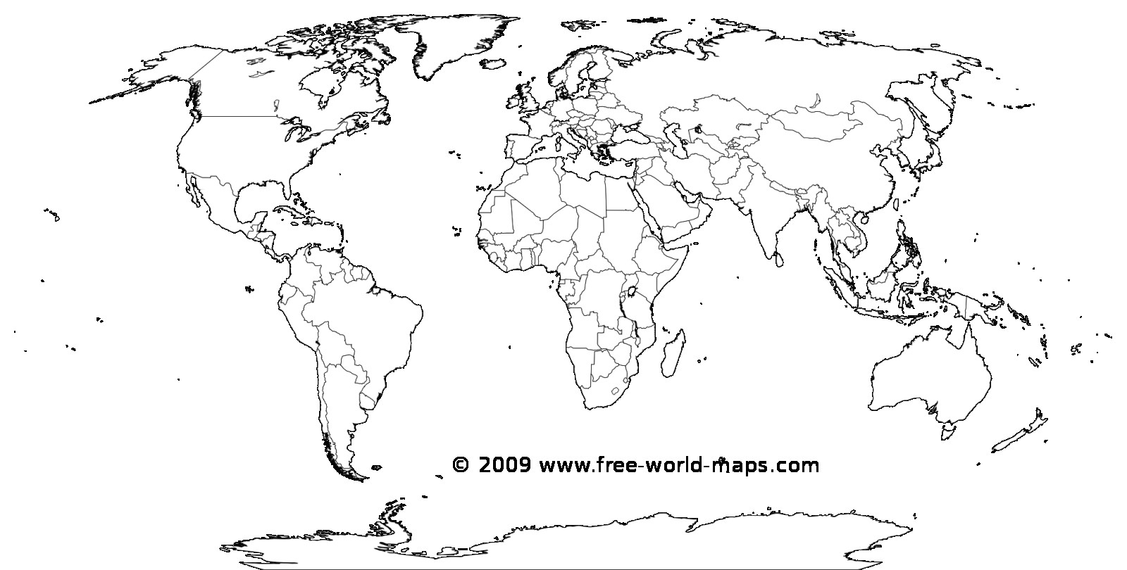 Printable World Map Free - Maplewebandpc - Free Printable Blank World Map Download