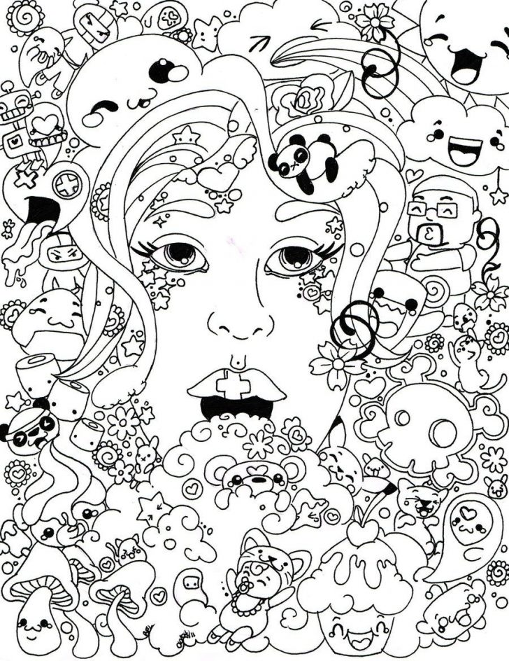 Free Printable Trippy Coloring Pages